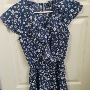 Forever 21 floral romper